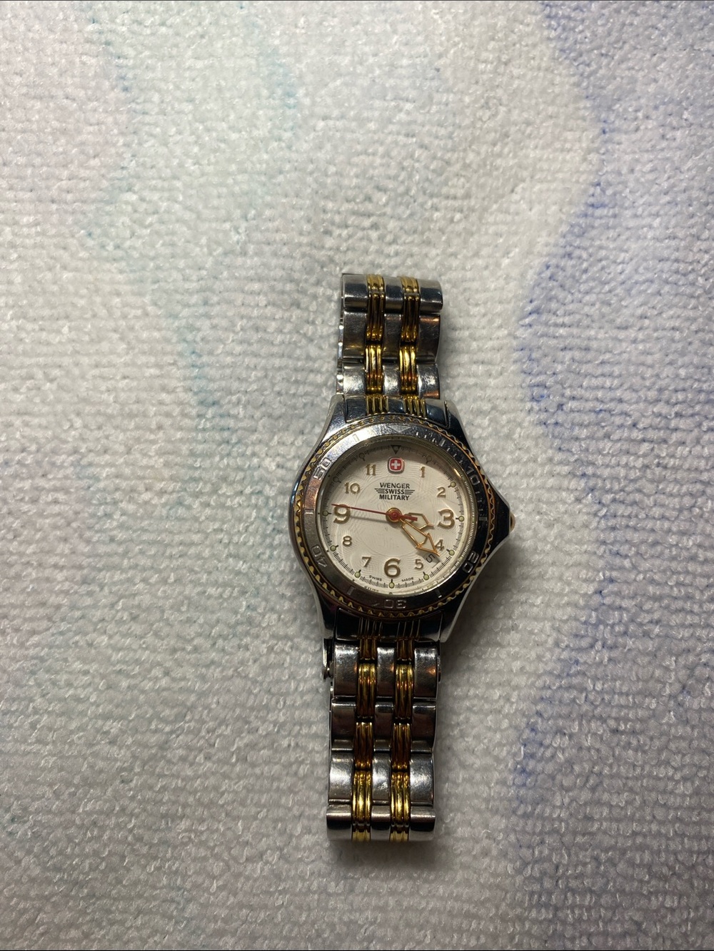 Wenger Swiss Wenger Two-Tone Silver and Gold Watch